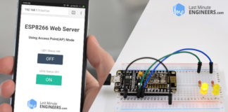 Creating Simple ESP8266 Webserver in Arduino IDE using Access Point & Station mode