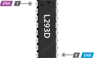 L293D Speed Control Inputs